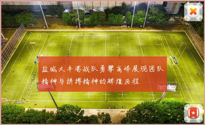 盐城大丰港战队勇攀高峰展现团队精神与拼搏精神的辉煌历程